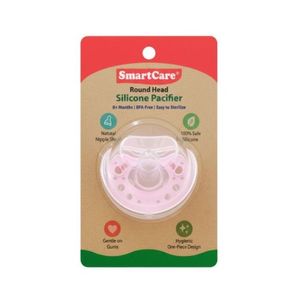 Smart Care Silicon Round Head Baby Pacifier With Cover